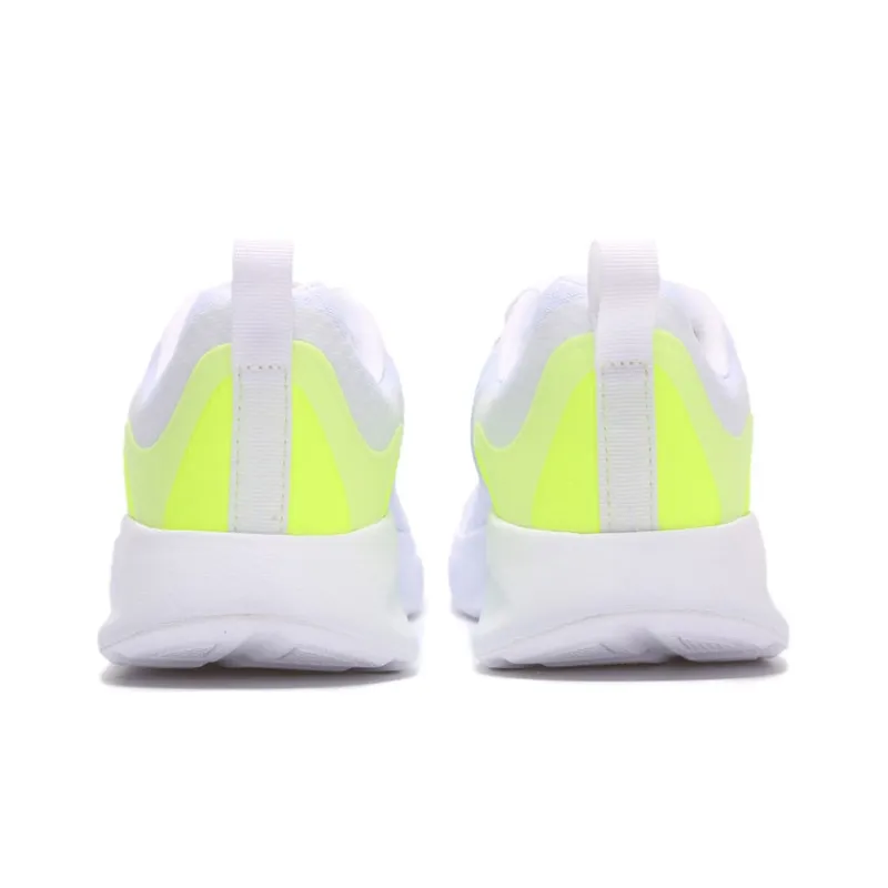 Nike Wearallday Low-Top Marathon Running Shoes Men's White Yellow-4