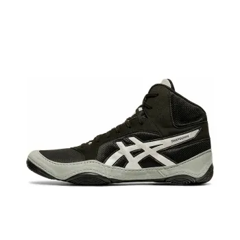 Asics Snapdown 2 Anti Slip Wear Resistant Mid Top Running Shoes Men's Black White 2E Width