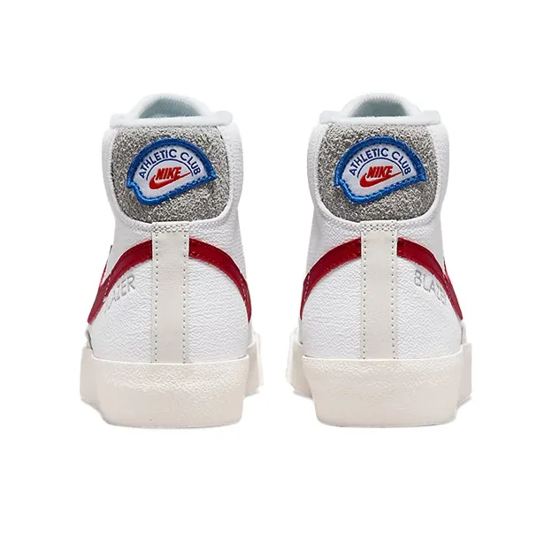 Nike Blazer Mid '77 White Light Smoke Grey Phantom Gym Red GS-4