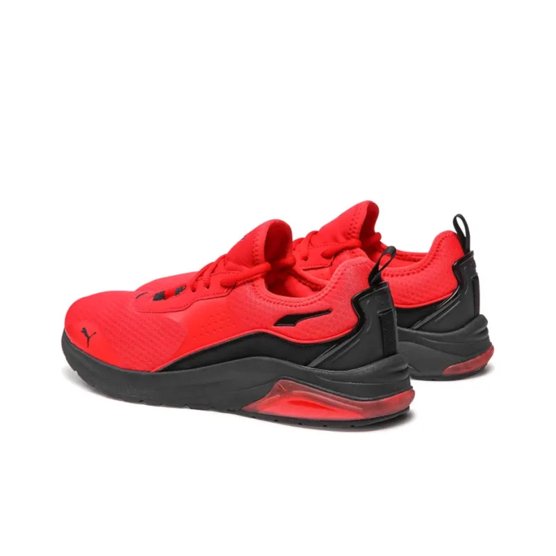 PUMA Electron E Pro Cushioning Wear-Resistant Low-Top Running Shoes Unisex Red Black-3