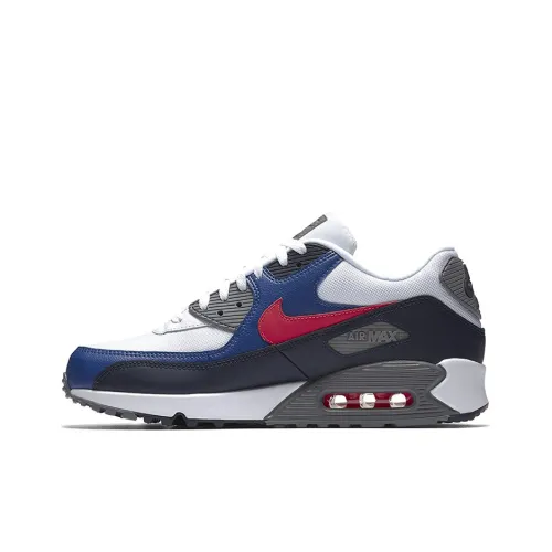 Nike Air Max 90 White Solar Red Obsidian