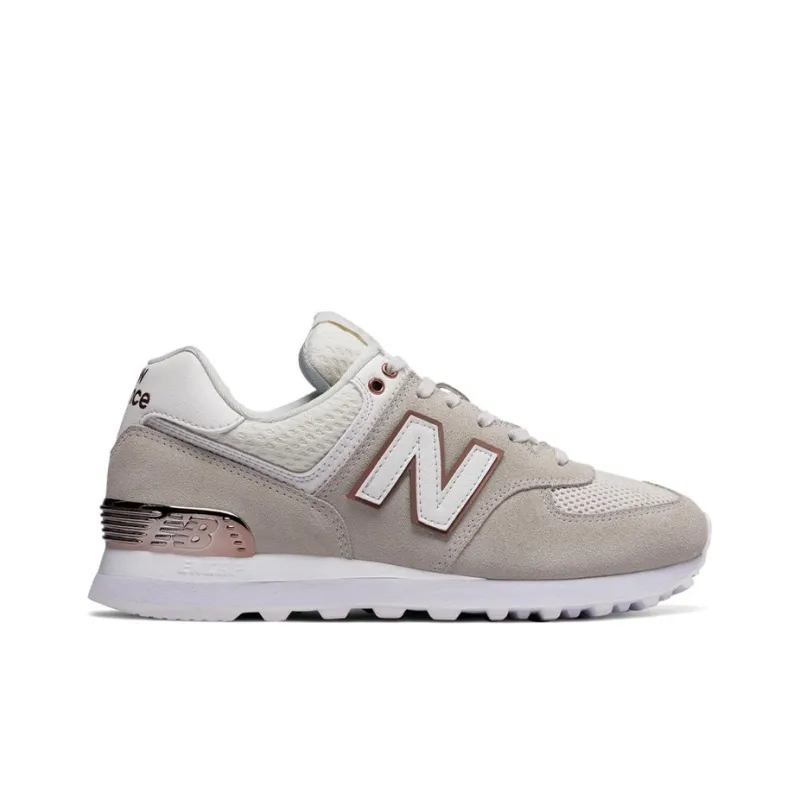 New Balance 574 Shoes 'Cream Grey' Women's-1