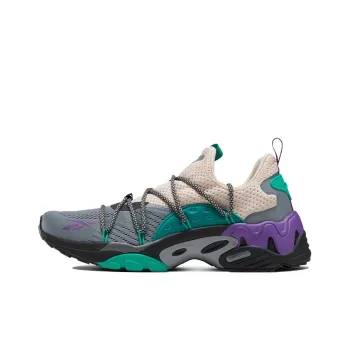 Reebok Trideca 200 Lightweight And Breathable Low-Top Running Shoes Men's Gray White Green