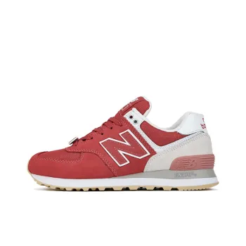 New Balance 574 Red/White Women's