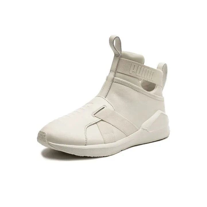 PUMA Fierce Strap Leather 'Cream White' Women's-2