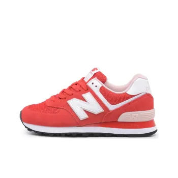 New Balance 574 Coral Red Women's