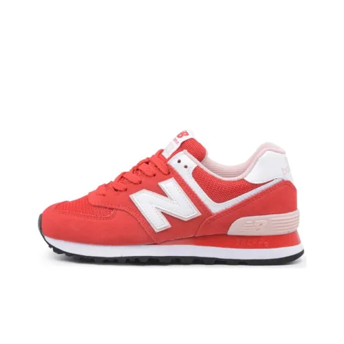 New Balance 574 Red White Women's