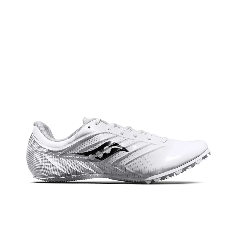 Saucony Spitfire 5 Cushioning, Slip Resistant, And Abrasion Resistant Low Top Running Shoes Men's Silver Gray-1