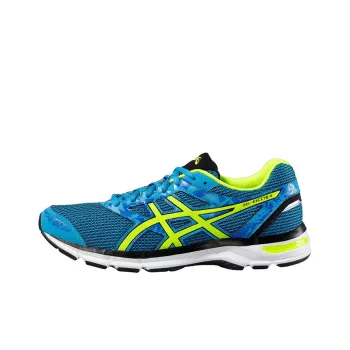 Asics Gel Excite 4 Running Shoes Men Low Top Blue/Yellow