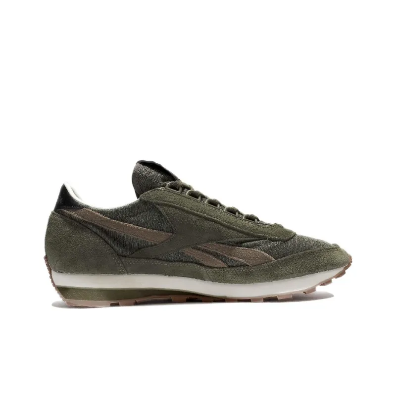 Reebok Aztec Running Shoes Men Low-Top Olive Green-1