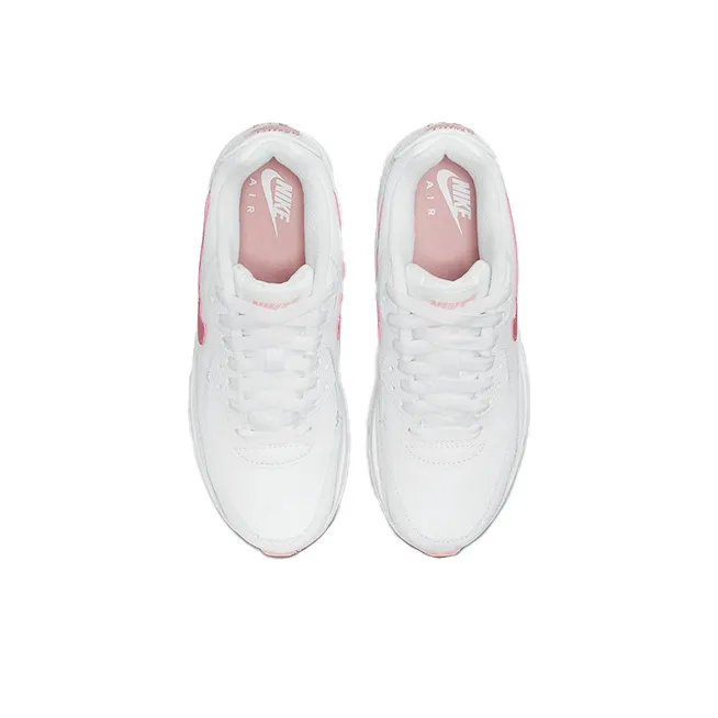 Nike Air Max 90 Leather 'White Pink Glaze' Gs-3