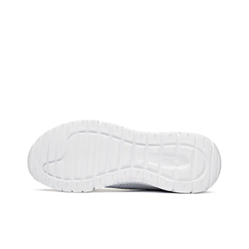 Anta Shock Absorbers Slip Resistant, Abrasion Resistant, Breathable Low Top Running Shoes Women's White-5