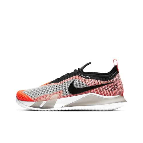 Nike React Vapor Tennis Shoes Men Low-Top Red/Black/White