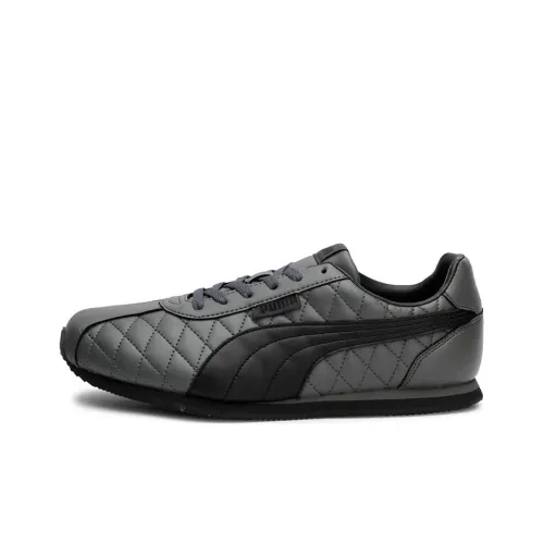 PUMA Corona Running Shoes Men Low-Top Gray/Black