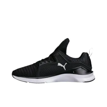 PUMA Fierce Lace Core Lightweight Cushioning Low-Top Running Shoes Women's Black White