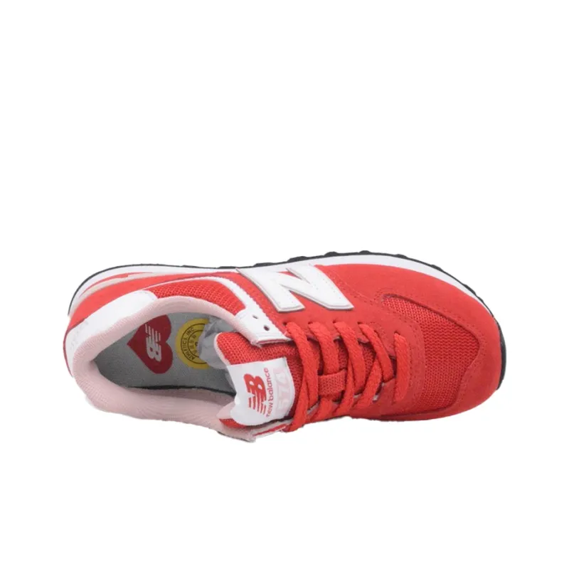 New Balance 574 Coral Red Women's-2