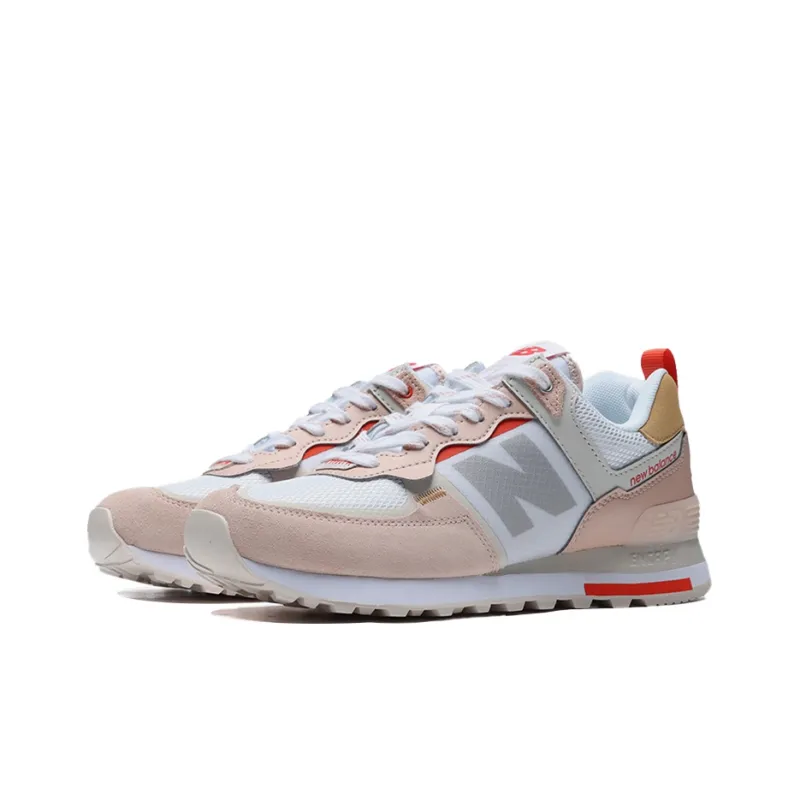 New Balance 574 Shoes For Pink/Orange Women's-2