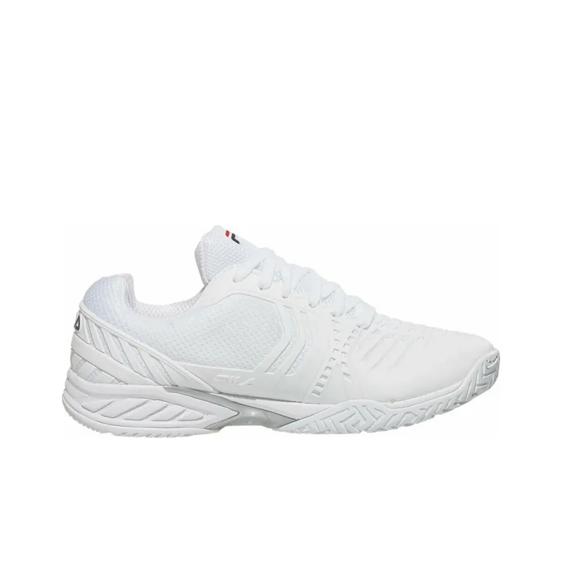 FILA Axilus 2 Cushioning, Slip Resistant, And Abrasion Resistant Low Top Running Shoes Men's White-1