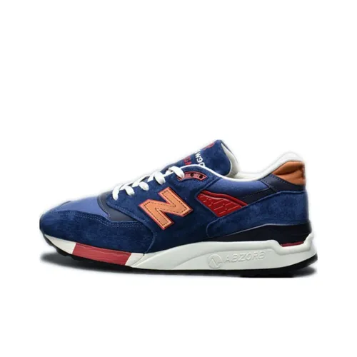 New Balance NB 998 Running Shoes Men Low-Top Blue/Beige/Brown/Black