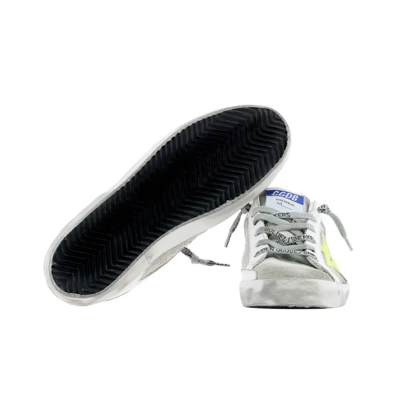 Golden Goose Super Star Skateboard Shoes Women's Low Top Gray-4