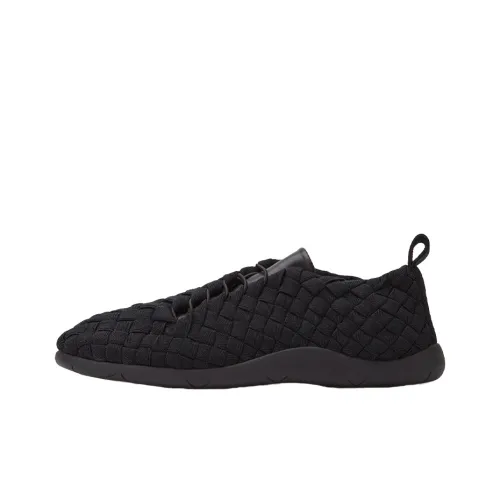 Bottega Veneta Plat Wear Resistant Low Top Running Shoes Men's Black