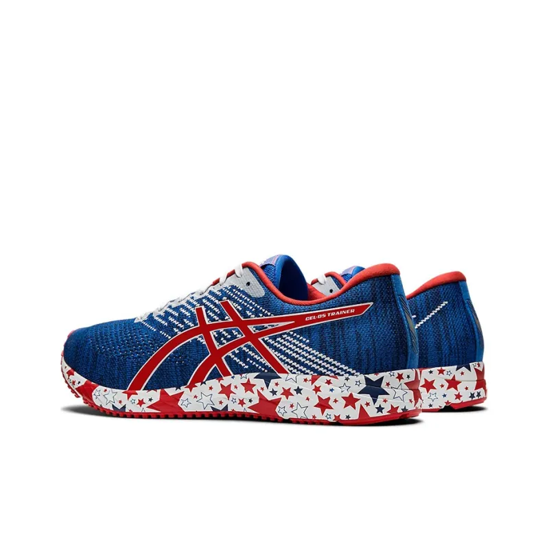 Asics Gel-DS Trainer 24 Anti-Slip Wear-Resistant Low-Top Running Shoes Men's Blue Red-3