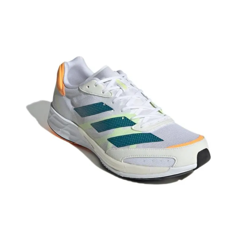Adidas Adizero Adios 6 'White Teal Flamingo Orange'-2