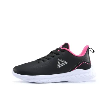 PEAK Cushioning Anti Slip And Wear Resistant Low Top Running Shoes Women's Black Red