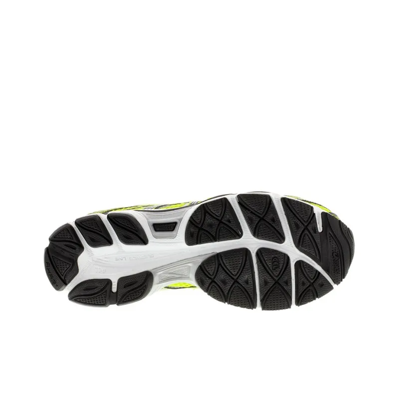 Asics Gel-Cumulus 16 Wear-Resistant Low-Top Running Shoes Men's Black Yellow-4