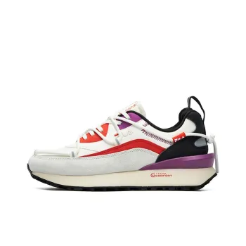 FILA FUSION Jogger DX Running Shoes Women's Low Top Snow/Orange Purple