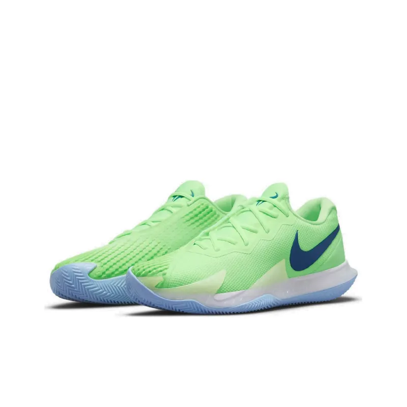 Nike Air Zoom Vapor Cage 4 Rafa Running Shoes Men Low Top Green/Blue-2
