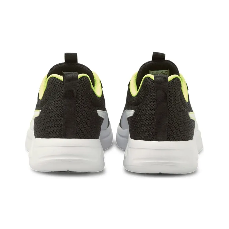 PUMA Resolve Low Top White/Black/Green-2