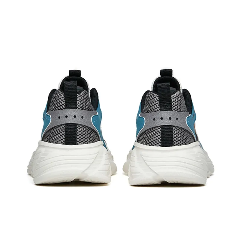 Anta Running Collection Slip Resistant Low Top Running Shoes Men's White Blue Black-3