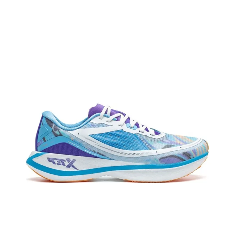 XTEP 260 1.0 Cushioning Anti-Slip Wear-Resistant Breathability Low-Top Dynamic Foam Running Shoes Men's Orchid Purple-1