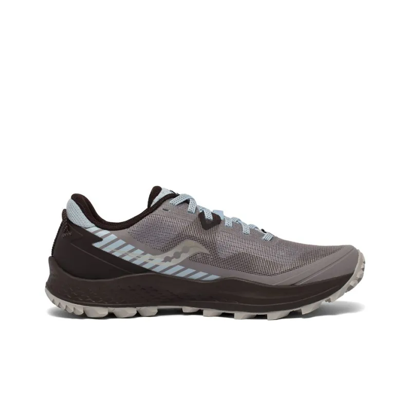 Saucony Peregrine Falcon 11 Running Shoes Women's Low-Top Gray/Blue-1
