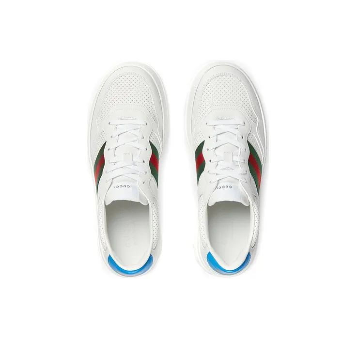GUCCI Chunky Gg Web Sneaker 'White Blue'-2