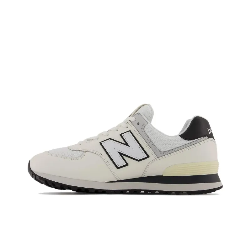 New Balance 574 White Black-0