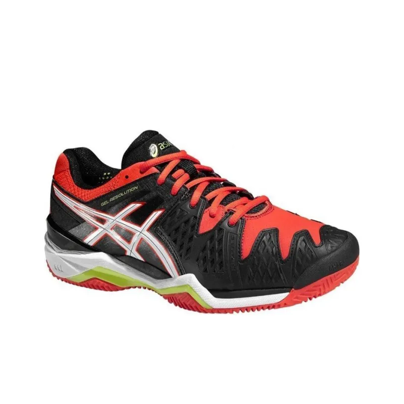Asics Gel-Resolution 6 Running Shoes Men Low-Top Black/Red-1