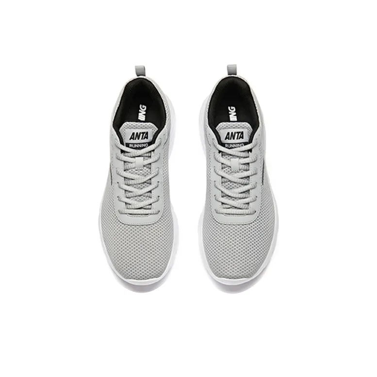 Anta Running Collection Low Top Casual Running Shoes Men's Mist Gray-4