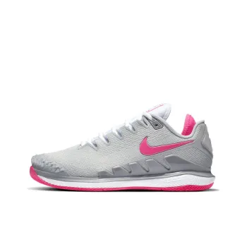 Nike Court Air Zoom Vapor X Knit 'Grey Pink' Women's