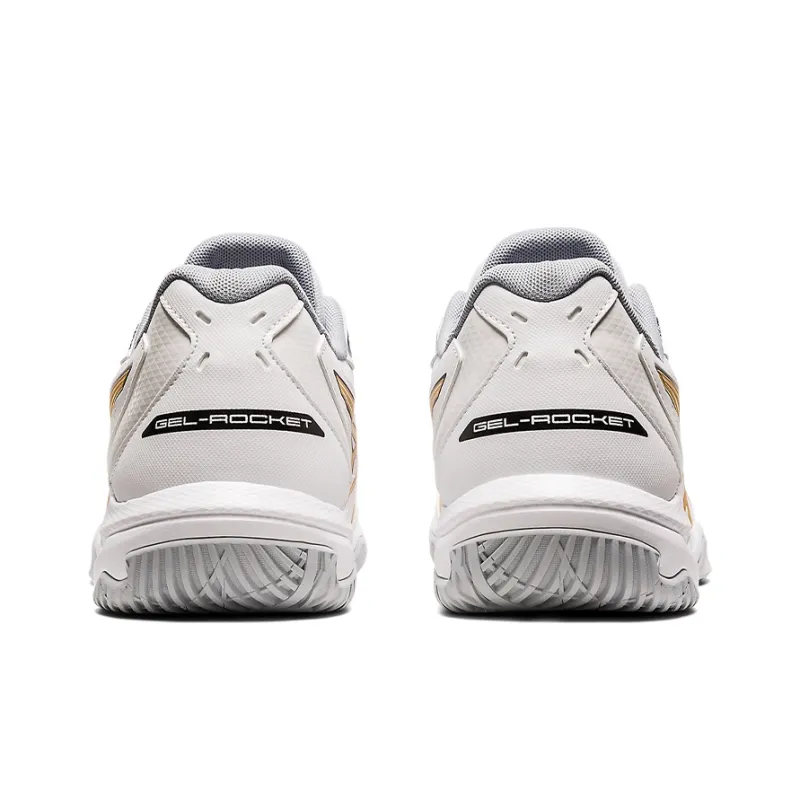 Asics Gel Rocket 10 White Pure Gold-4