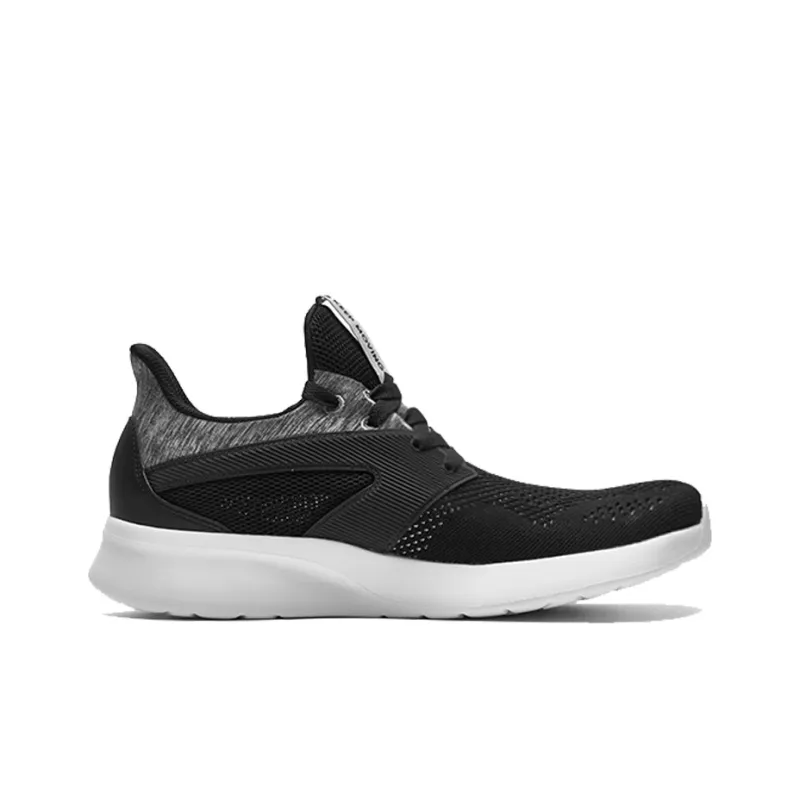 Anta Lightweight Anti-Slip Low-Top Running Shoes Men's Black Gray-1