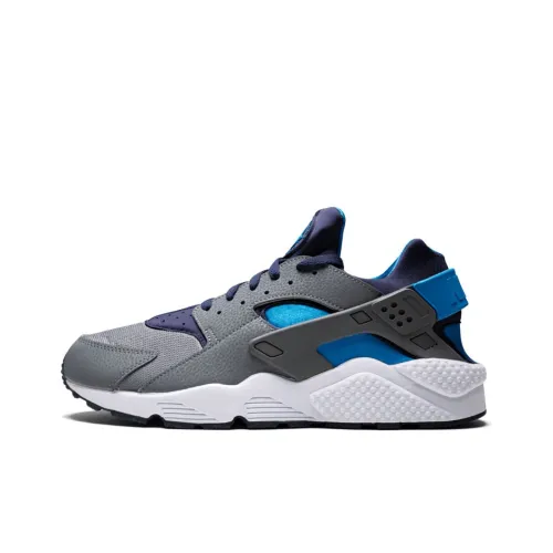 Nike Air Huarache Run Cool Grey Midnight Navy Photo Blue