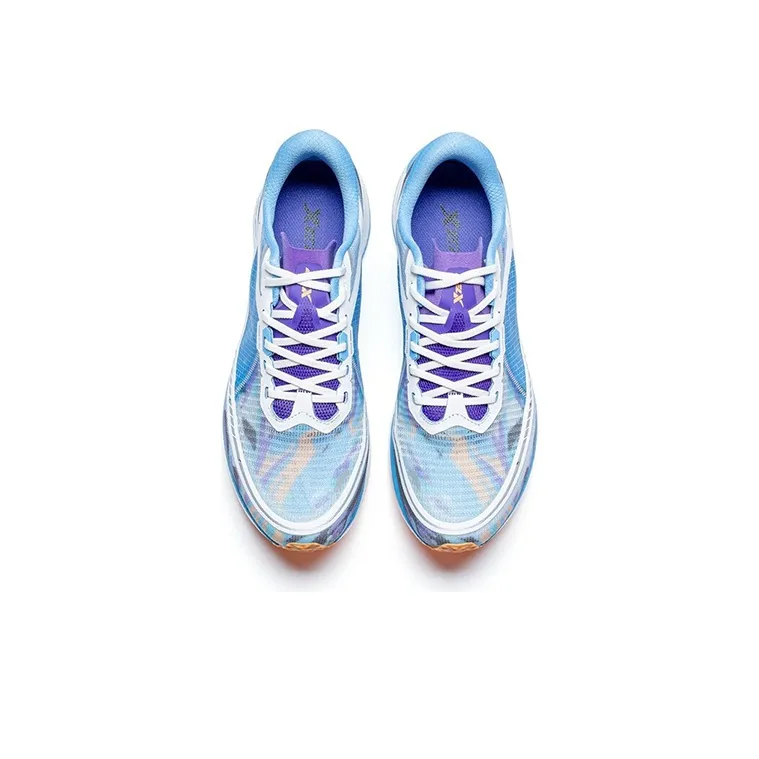 XTEP 260 1.0 Cushioning Anti-Slip Wear-Resistant Breathability Low-Top Dynamic Foam Running Shoes Men's Orchid Purple-2