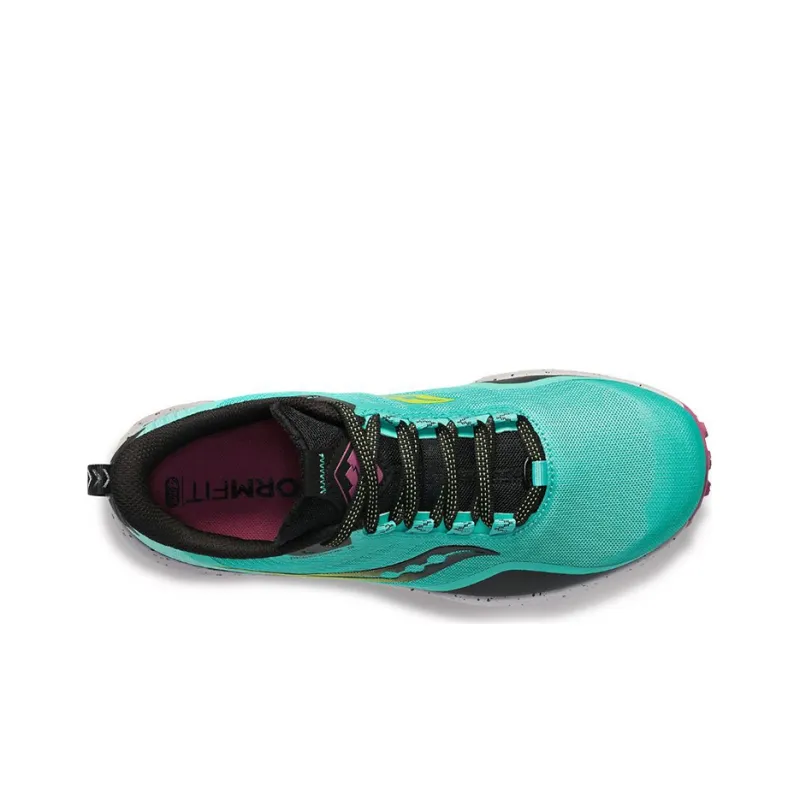 saucony Women's Peregrine 12 'Cool Mint Acid'-2