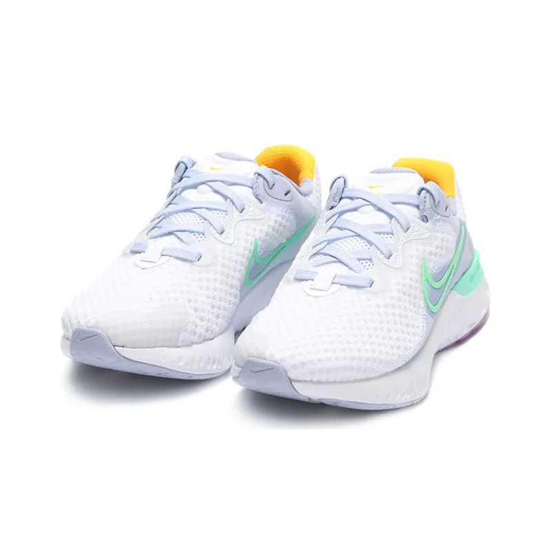 Nike Renew Run 2 'White Green Glow' Women's-2
