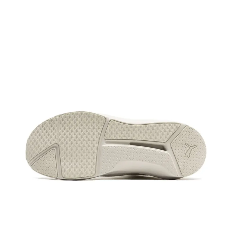 PUMA Fierce Strap Leather 'Cream White' Women's-4