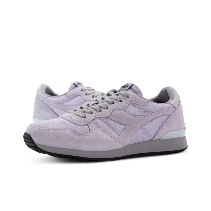 Diadora Camaro Cushioned Wear-Resistant Breathable Coverage Low-Top Running Shoes Unisex Light Purple-3