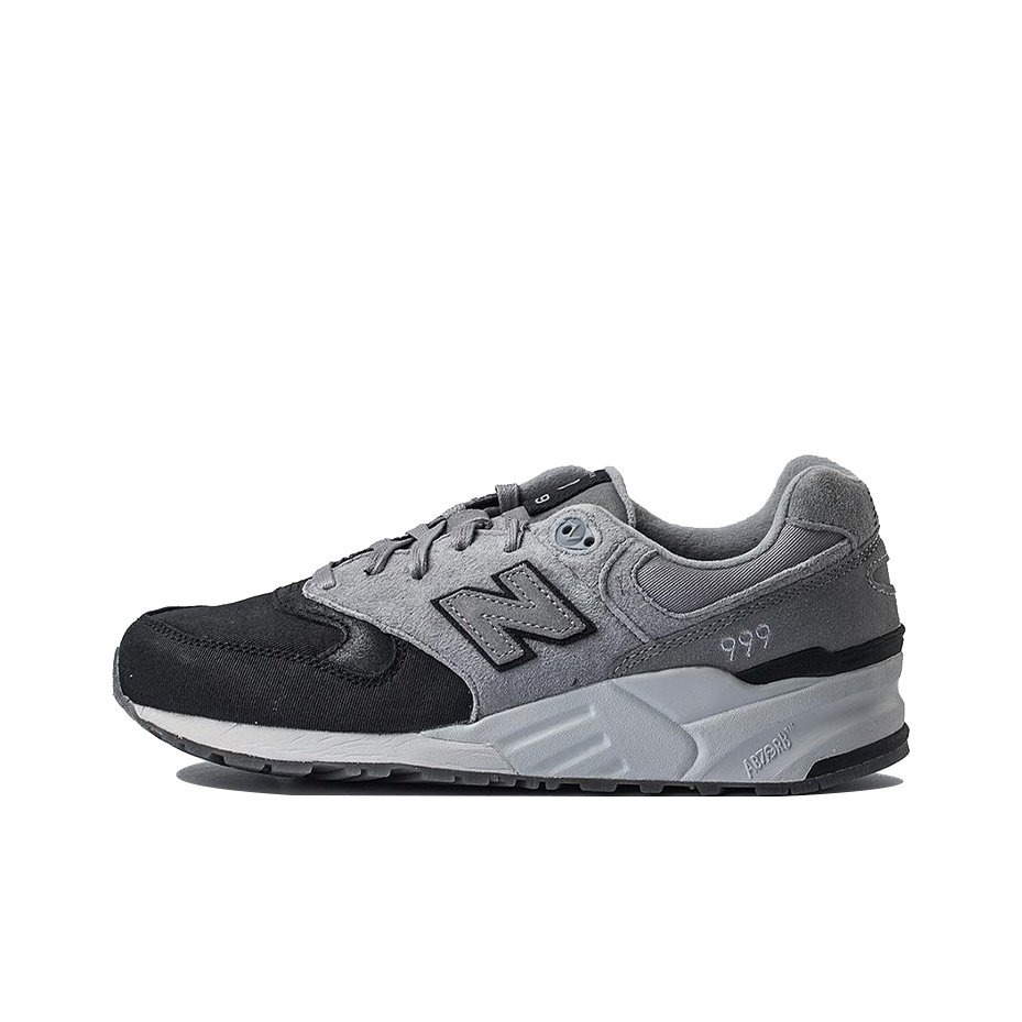 New Balance 999 Canvas Waxed Black POIZON