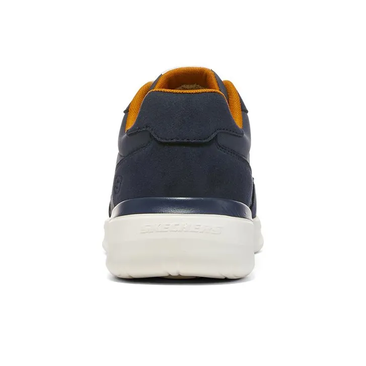 Skechers Lattimore Cushioned Wear-Resistant Slip-Resistant Low-Top Running Shoes Men's Navy-3
